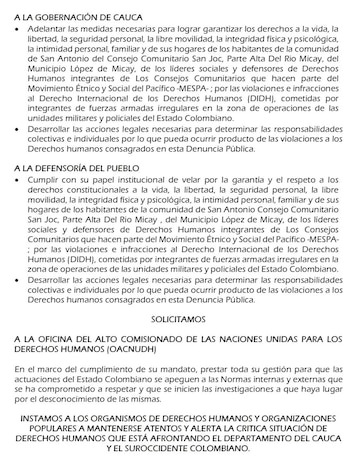 Asociaciones de derechos humanos denunciaron el plagio masivo - crédito X