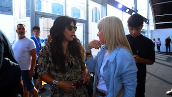 Gianinna Maradona y Claudia Villafañe