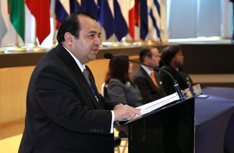Edgar Ralón Orellana, presidente de la Comisión, envió un mensaje de solidaridad hacia los afectados por el reciente terremoto en Panamá. (MINRE)