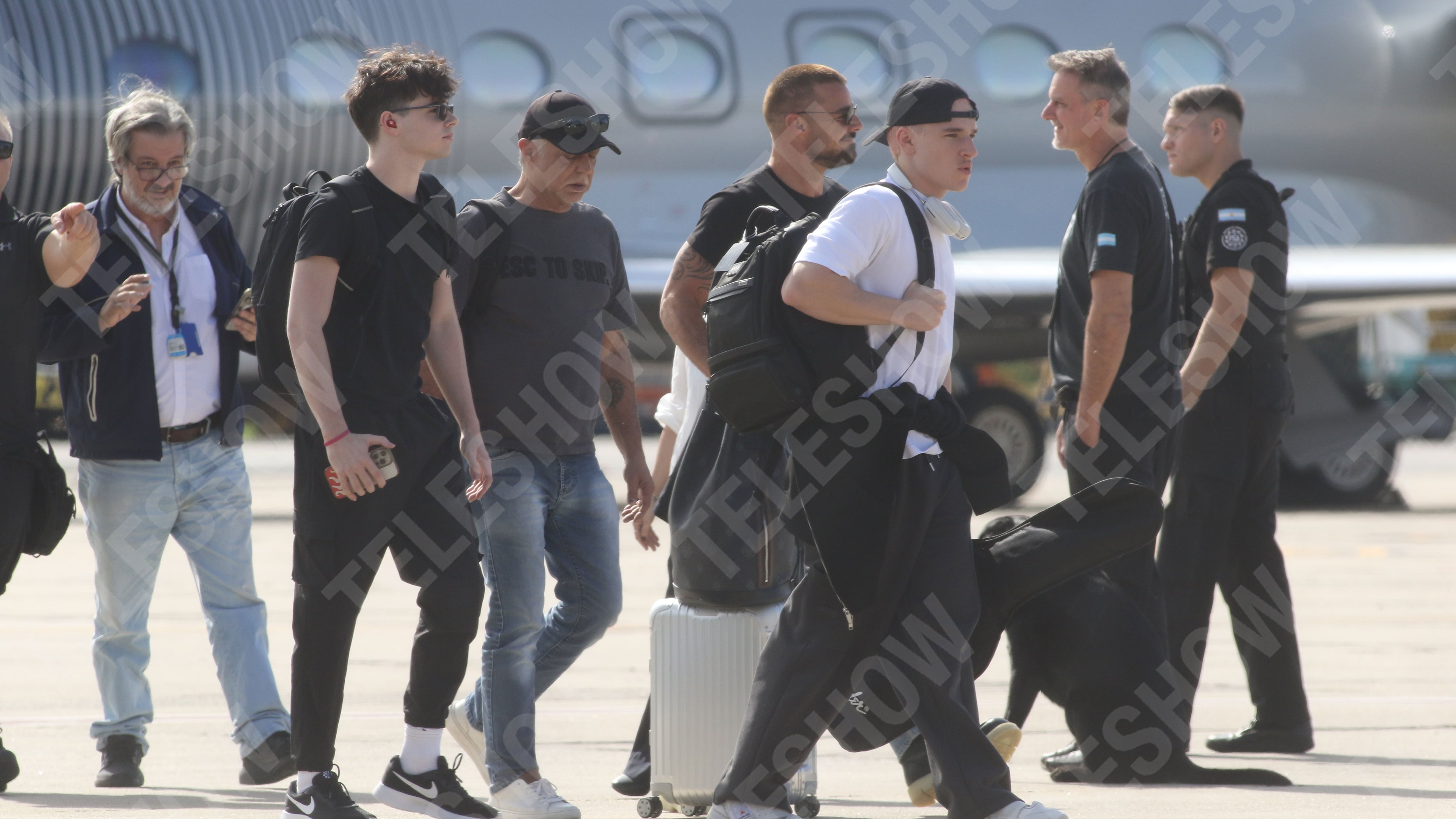 Matteo y Valentino, hijos mellizos de Ricky Martin, acompañaron al artista en el tramo sudamericano de su tour y despertaron el interés del público (RS Fotos)