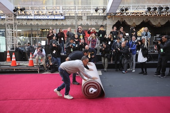Preparativos para la cerimónica de
