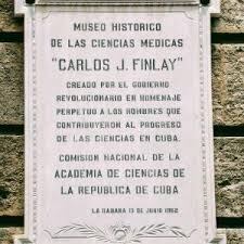 La placa que está en la entrada al museo que lleva el nombre del médico cubano
