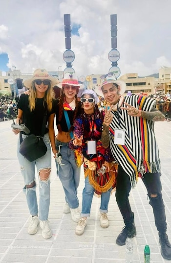 El famoso disfruta de las