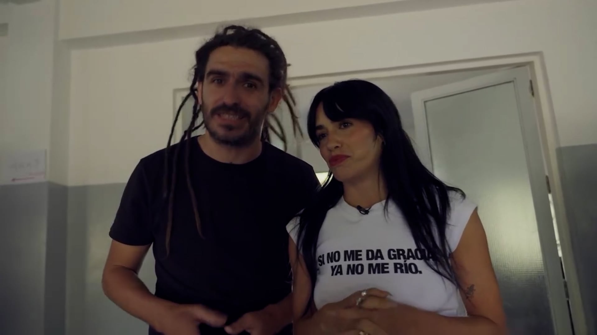 Lali, junto a Manuel Lozano, de la Fundación Sí
