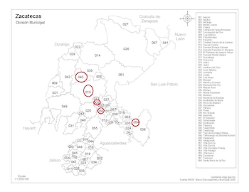 Mapa basado en informacion proporcionada
