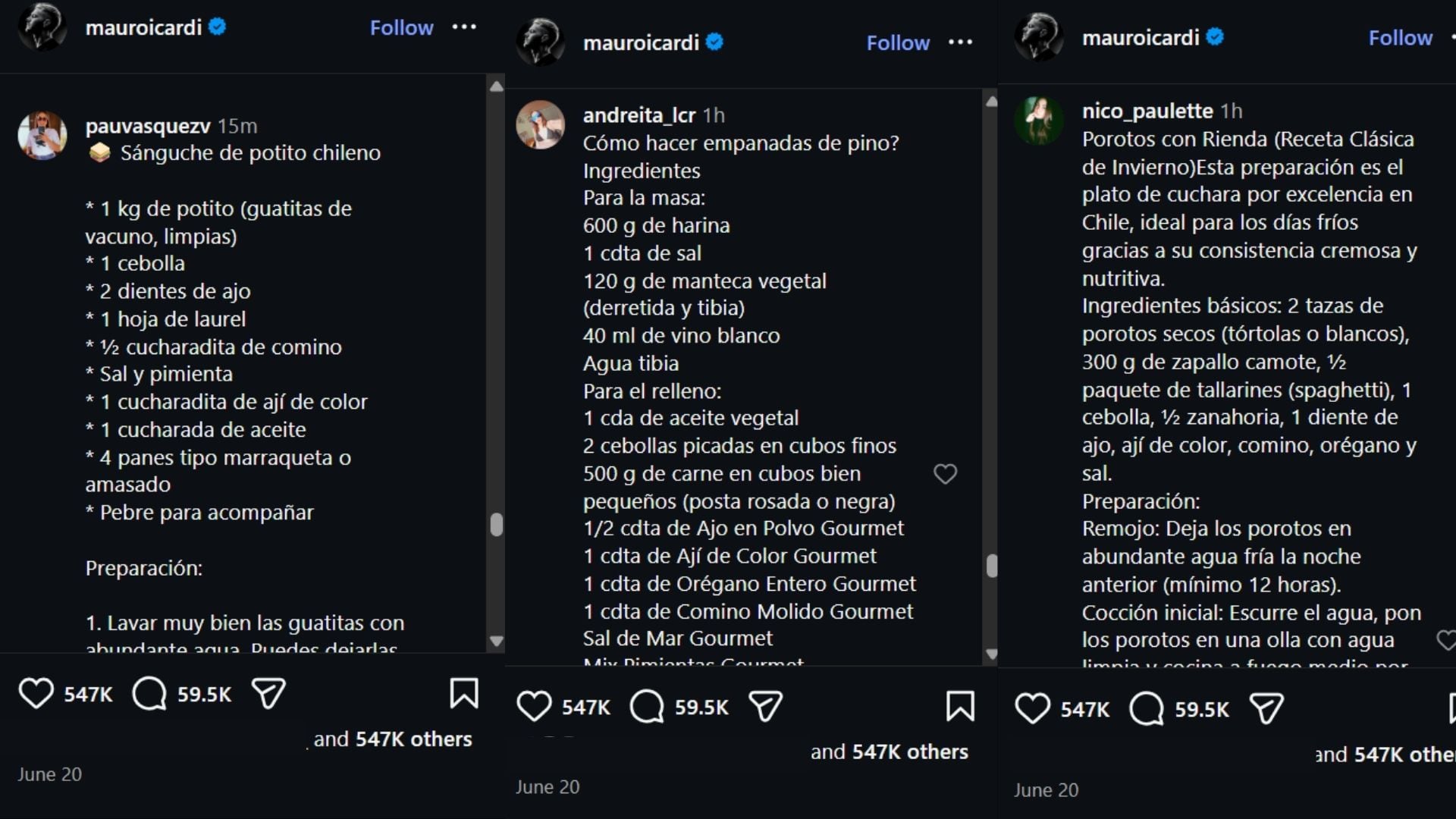 El último posteo de Icardi, que data del pasado 20 de junio, recibió un sinfín de mensajes de