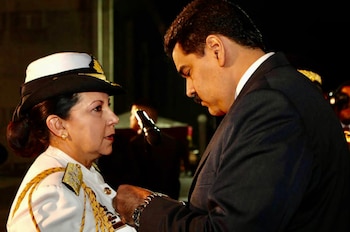 Nicolás Maduro y la almirante