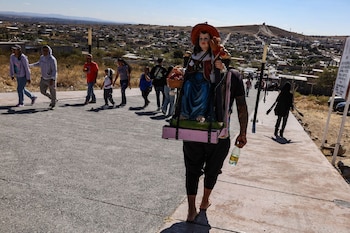 Los peregrinos os fieles suelen