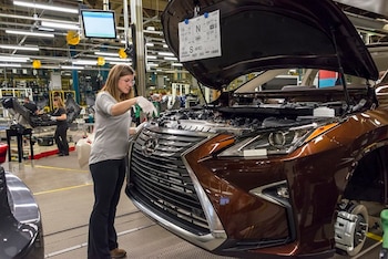14/10/2015 Producción de Lexus en Canadá
POLITICA ESPAÑA EUROPA ECONOMIA MADRID
TOYOTA