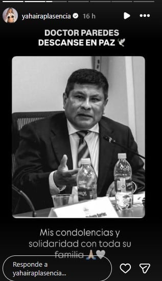 Una imagen en blanco y negro muestra al abogado Iván Paredes, cuyo fallecimiento ha sido lamentado por figuras como Rodrigo González y Yahaira Plasencia.