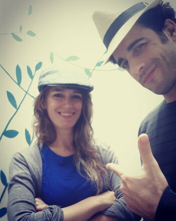 Mercedes Maiztegui y Roque Céliz.