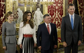 Los reyes Felipe VI y