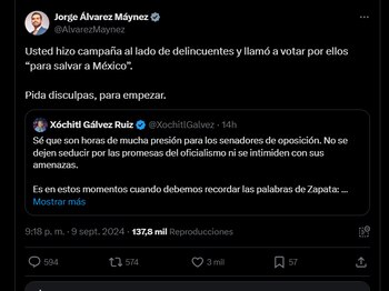 El excandidato a la presidencia