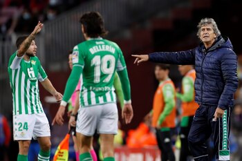 El entrenador del Betis Manuel