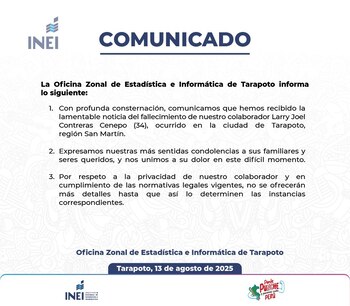 Asesinan a joven censista del