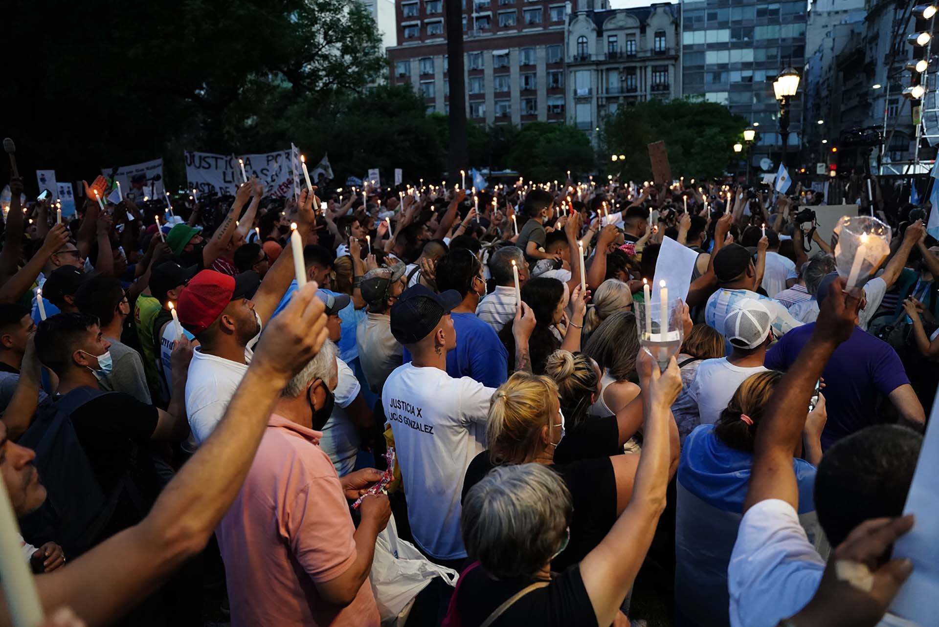 Fueron multitudinarias las marchas para reclamar Justicia (Franco Fafasuli)
