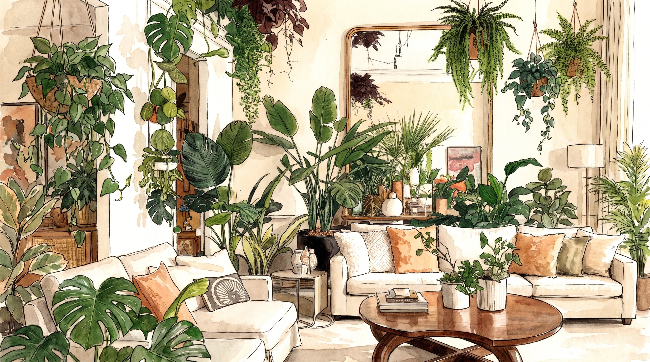 Las plantas de interior permiten aprovechar los rincones con poca luz mediante cuidados adaptados a cada variedad. (Imagen Ilustrativa Infobae)