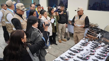 Junín: autoridades incautan 353 armas de fuego en operativos contra el uso ilegal.(Foto: X/@SucamecPeru)