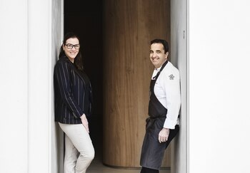 Óscar y Montse en la