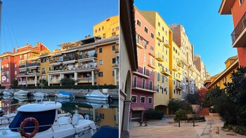 La modelo capturó algunos paisajes