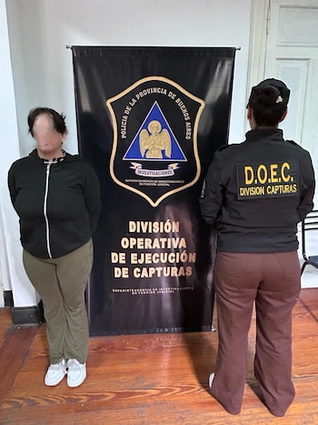 La funcionaria narco de Morón detenida por la Policía Bonaerense