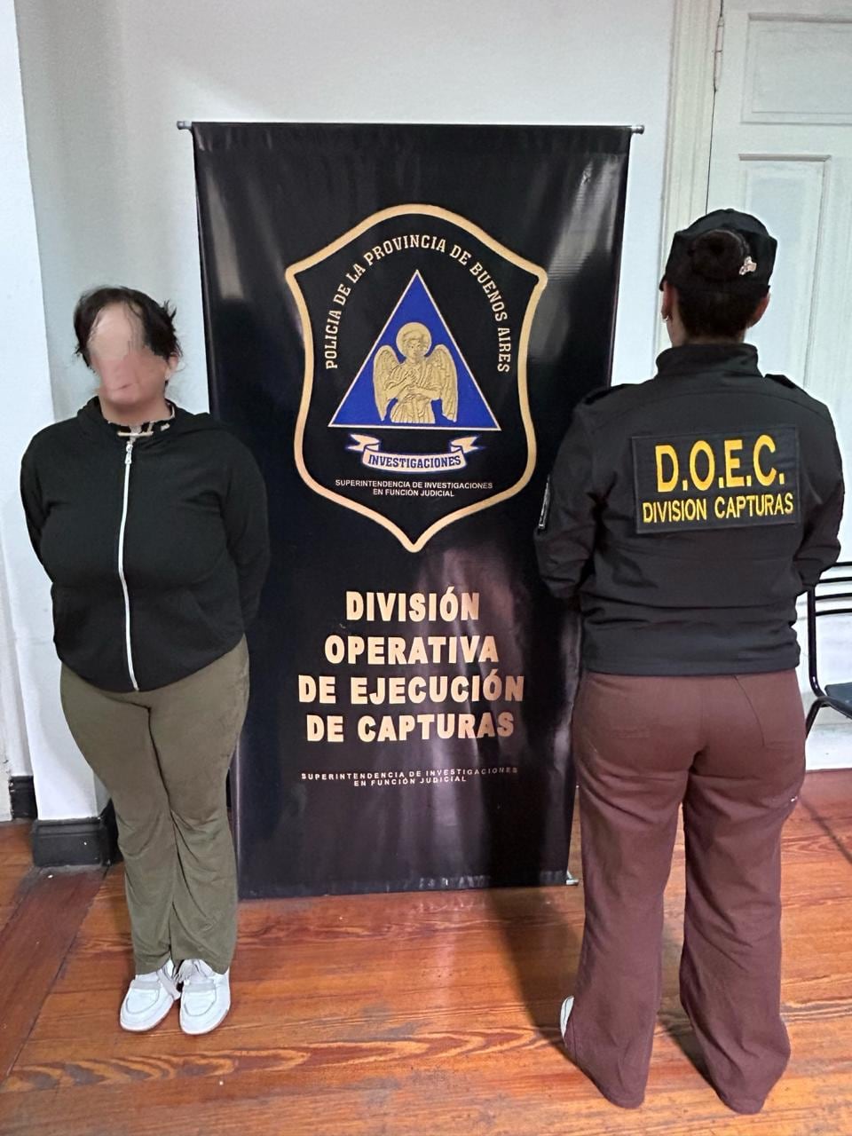 La funcionaria narco de Morón detenida por la Policía Bonaerense