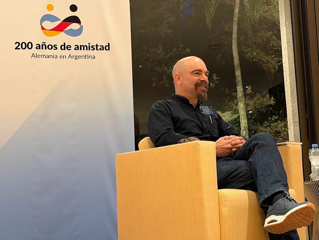 Ariel Magnus, en la embajada de Alemania en Buenos Aires.
