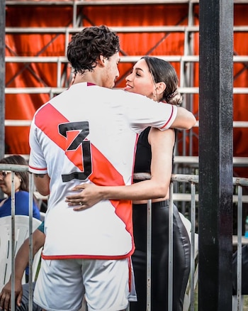 Gianella Paz y Erick Noriega,