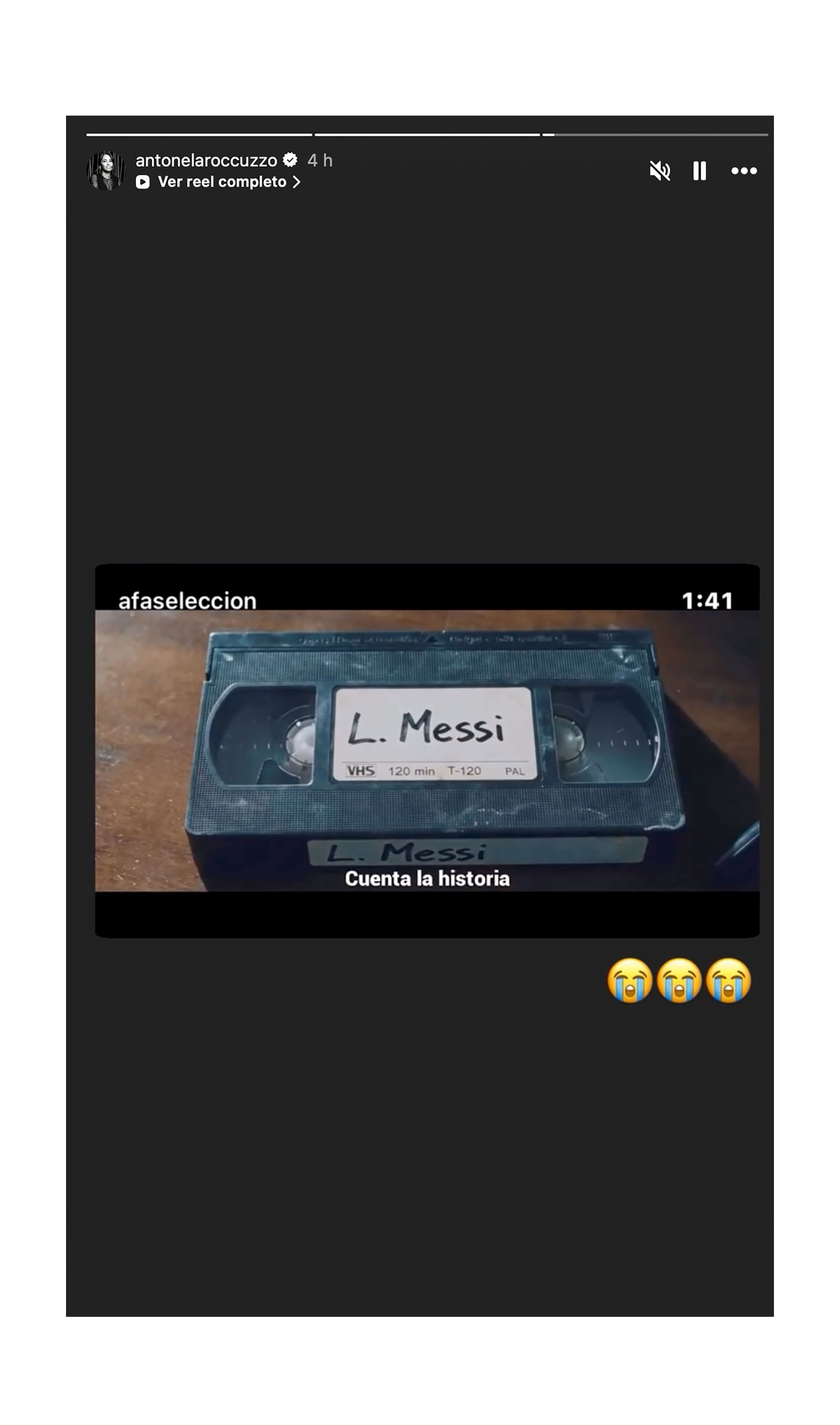 El video de Lionel Messi que emociono a Antonela Roccuzzo