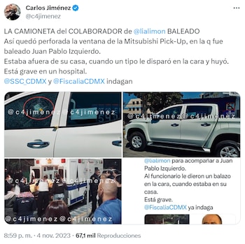 El funcionario recibió un disparo