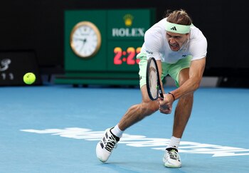 Zverev en acción contra Norrie