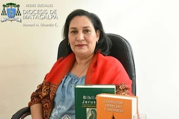 Carmen Sáenz, abogada, devota católica,