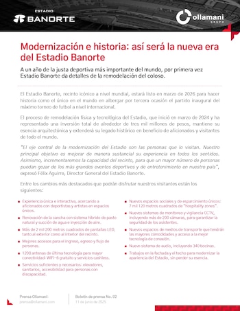 Mejores que tendrá el Estadio