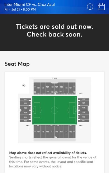 Los boletos se agotaron como