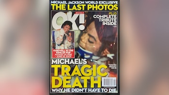 Última foto de Michael jackson Portada revista OK!