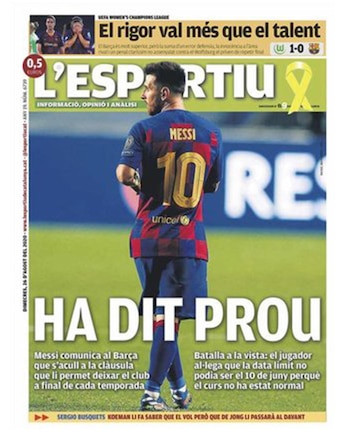 Tapas diarios del mundo MESSI SF