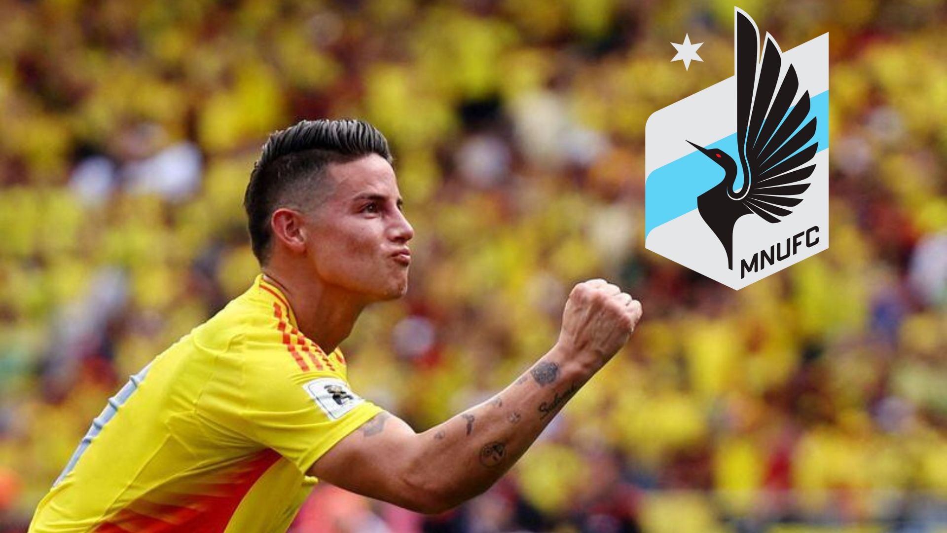 Minnesota United confío en el talento del volante James Rodríguez, el capitán de la selección Colombia, para ser protagonista en la MLS - crédito Luisa González/ REUTERS - logos-world.net
