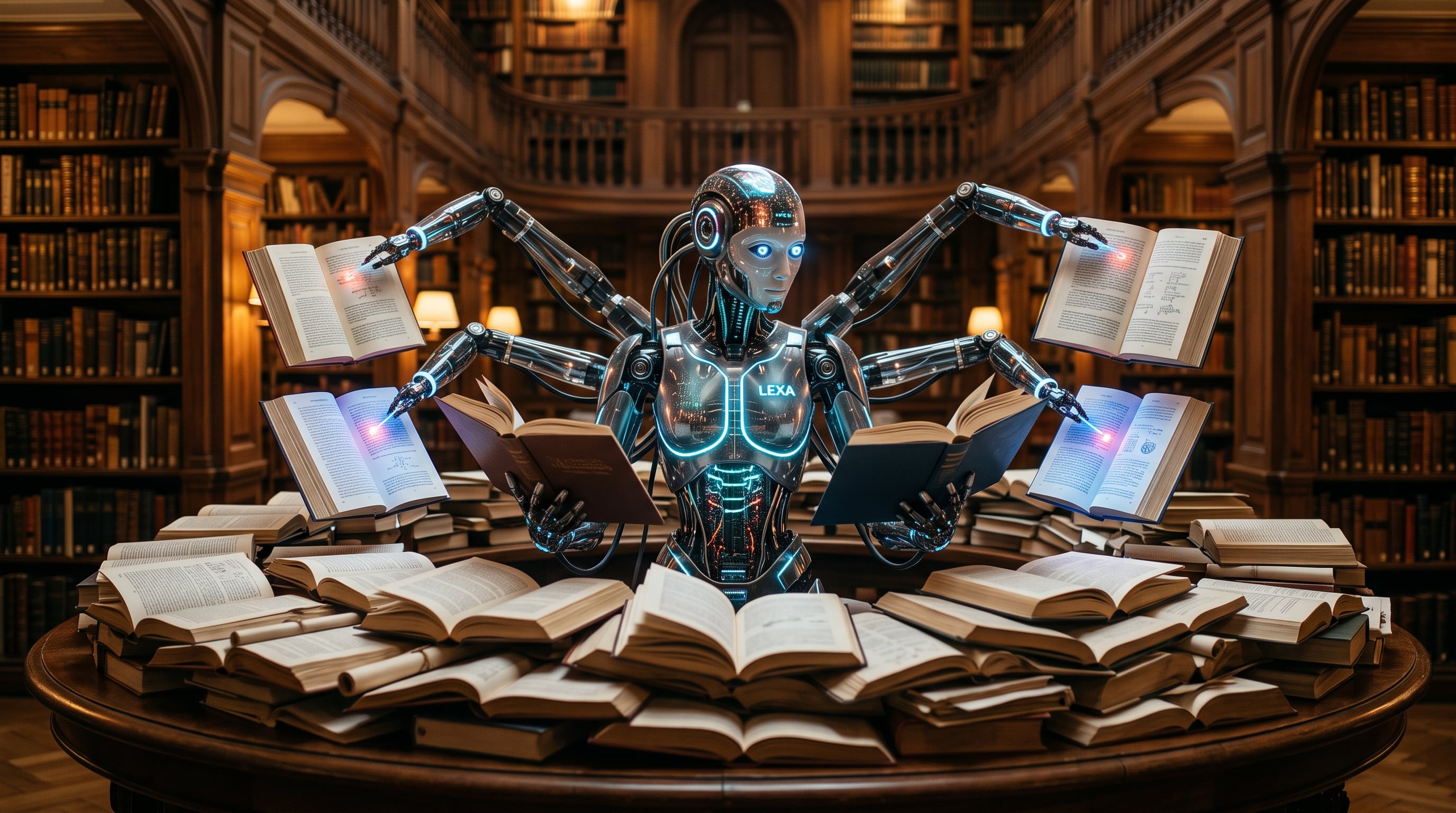 ¿Por qué las empresas de inteligencia artificial están comprando millones de libros? (Imagen Ilustrativa Infobae)