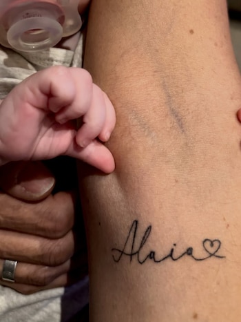 Ailén ya lleva en la