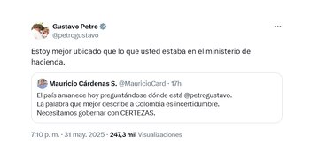 Trino de Petro contra el