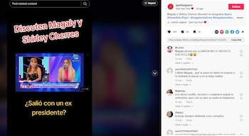 Magaly Medina se pelea con