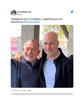 El respaldo del senador cordobés,