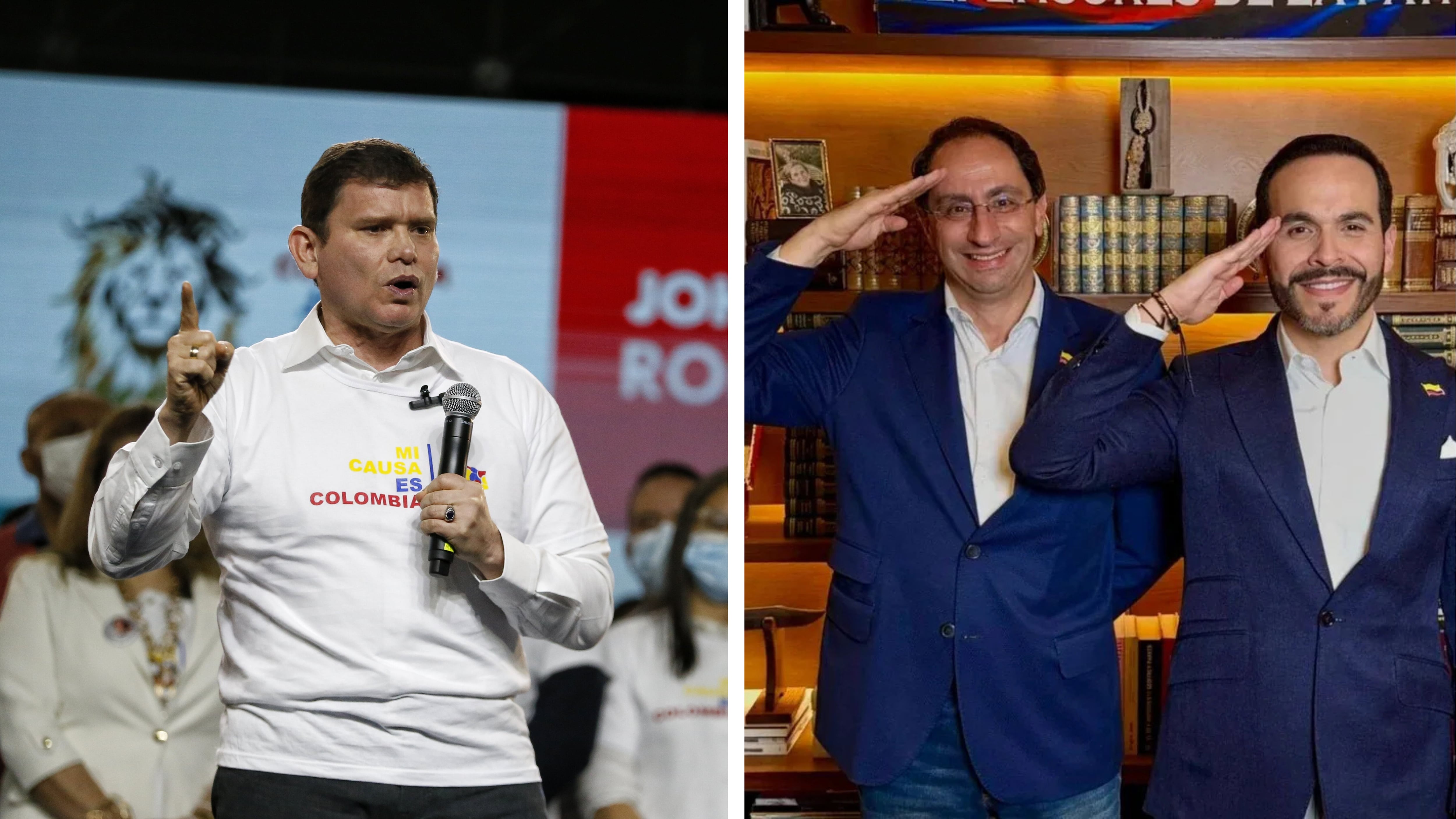 Jhon Milon Rodríguez - Abelardo de la Espriella - crédito Colprensa y Abelardo de la Espriella/X