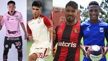 Podrían debutar. Jostin Alarcón, Piero