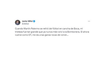 La palabra de Javier Milei