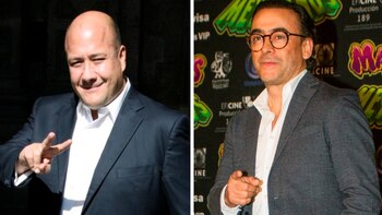 Enrique Alfaro y Adal Ramones