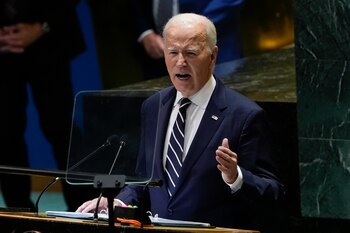 El presidente estadounidense Joe Biden