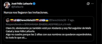 José Félix Lafaurie - crédito @jflafaurie/X