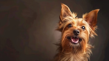 El terrier australiano se caracteriza