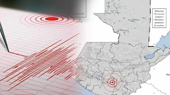 Dos sismos en el Pacífico sacuden Guatemala este lunes sin causar daños